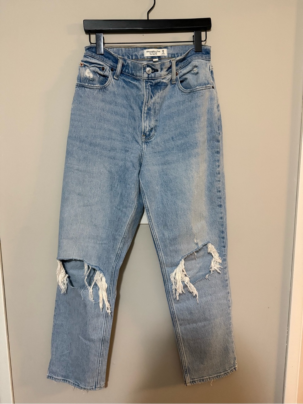 Abercrombie Curve Love 90s Straight High Rise Jeans